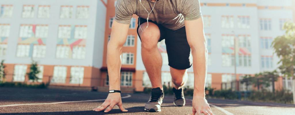 position prêt pour courir