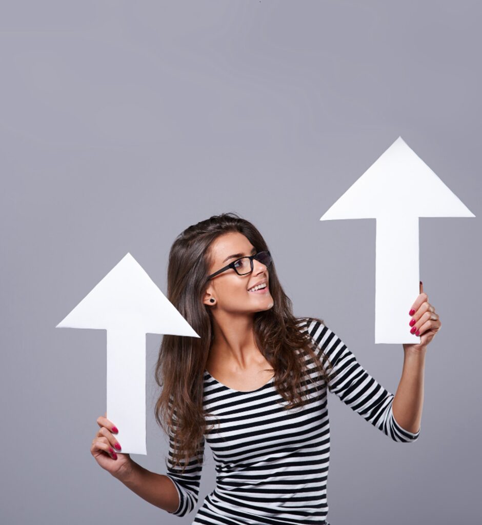 une femme en pleine reconversion professionnelle