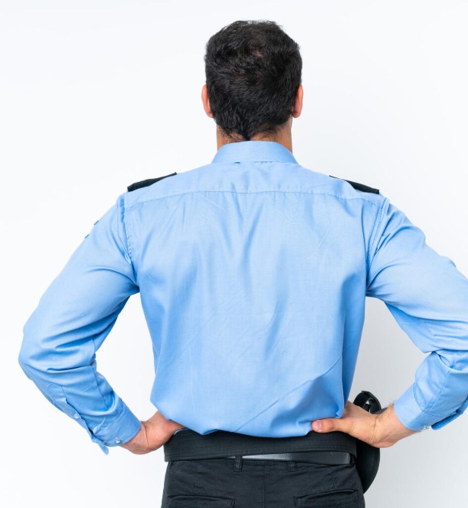 un gendarme de dos